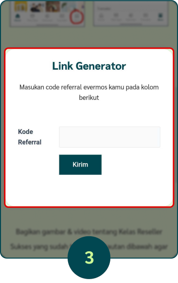 Referral Code Link Generator - Kelas Reseller Sukses