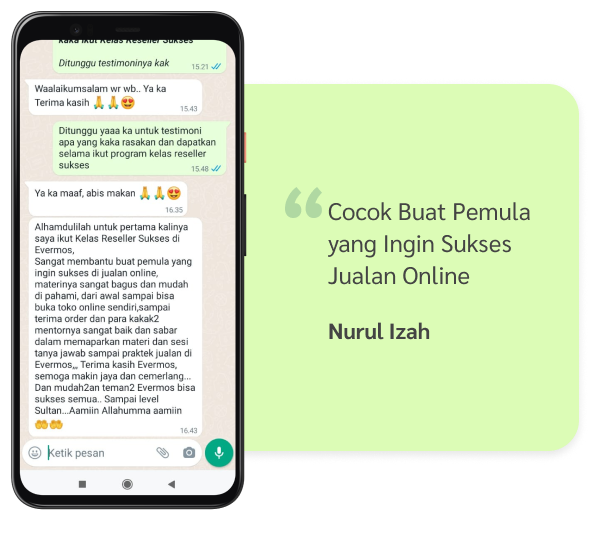 Kelas Reseller Sukses 8 Group 7606