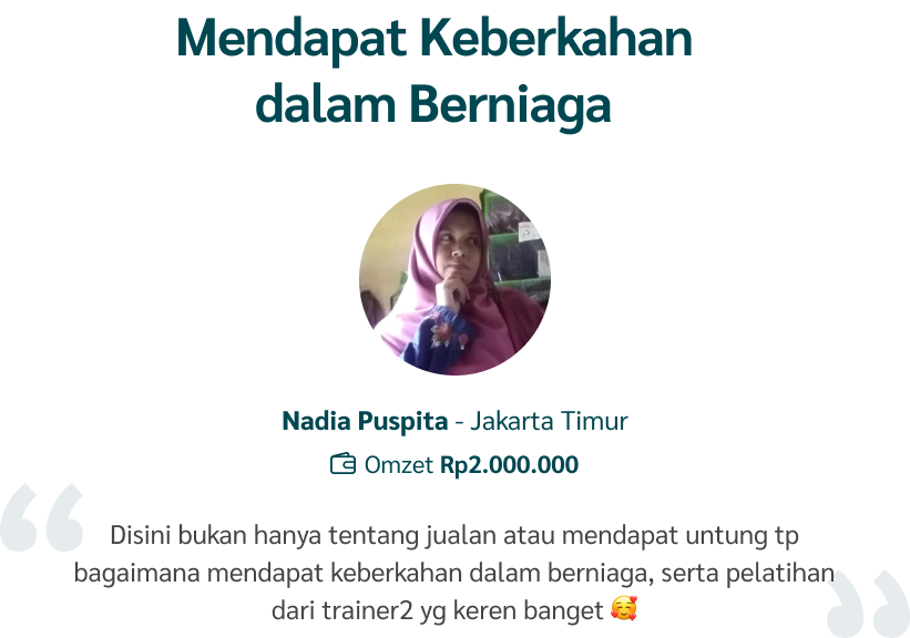 Kelas Reseller Sukses 15 Group 7614