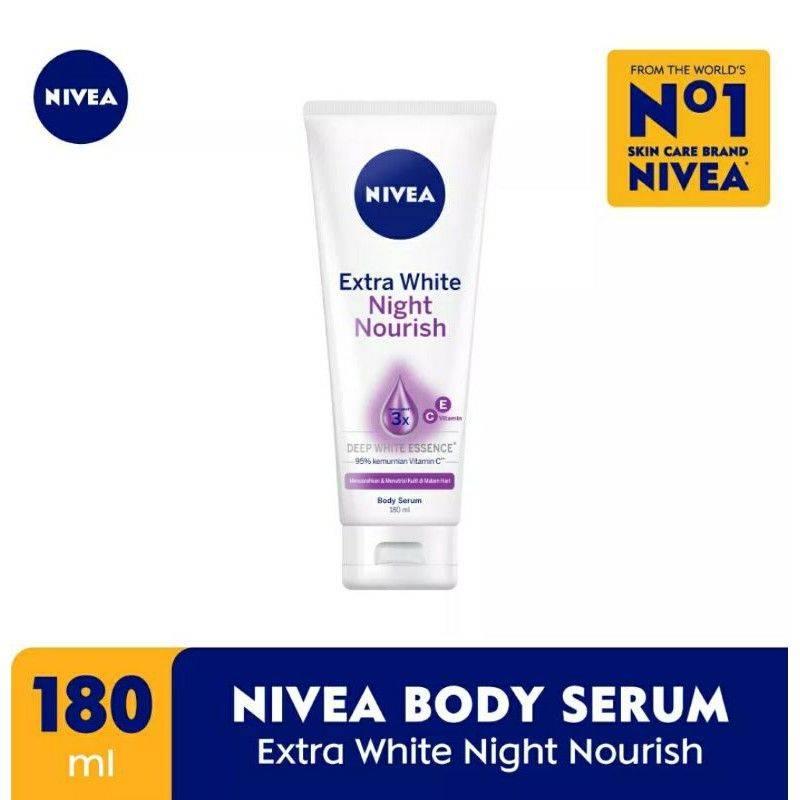 NIVEA Extra White Body Lotion Night 180 ML Extra White Body Serum Night