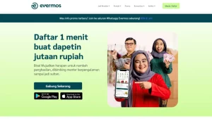 cara daftar 2 cara daftar jadi reseller Evermos