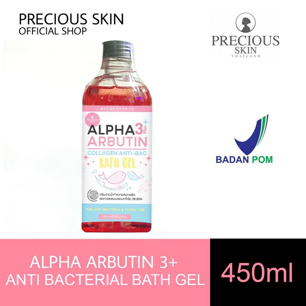 PRECIOUS SKIN Alpha Arbutin Collagen Anti Bacterial Bath Gel / Sabun