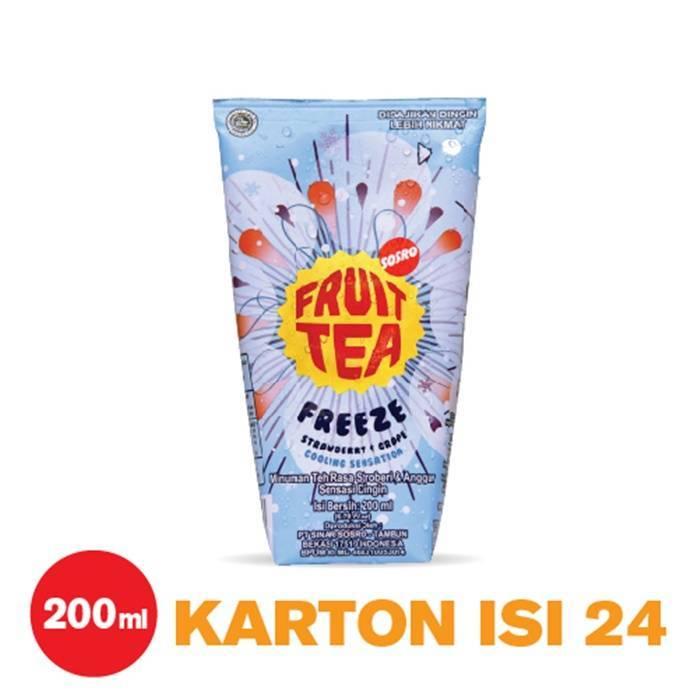 Sosro JTH Fruit Tea Sosro Genggam 200 ml Freeze 24 pcs - Harga Reseller