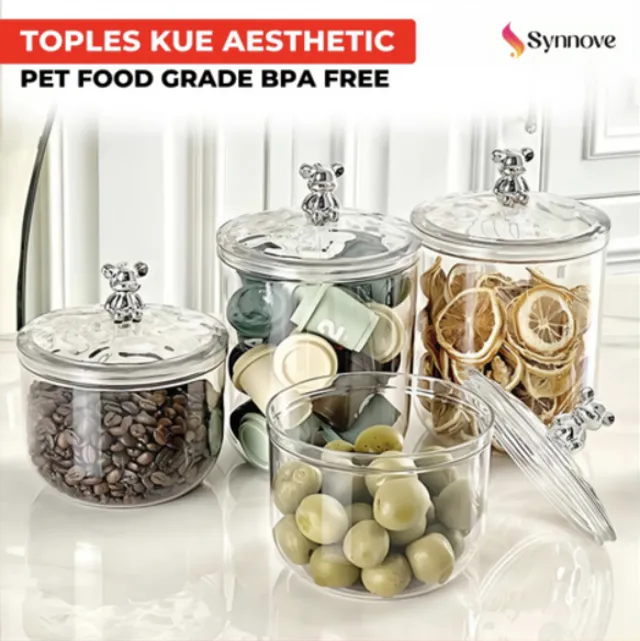 toples kue kering transparan
