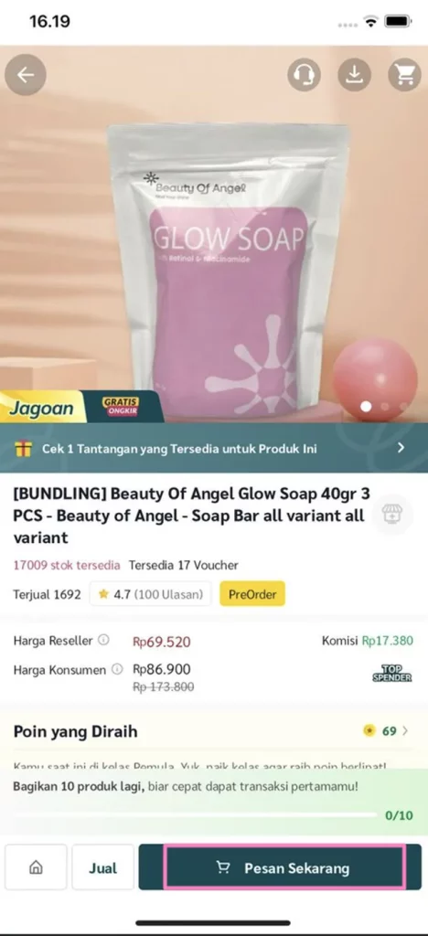 kode3 voucher evermos