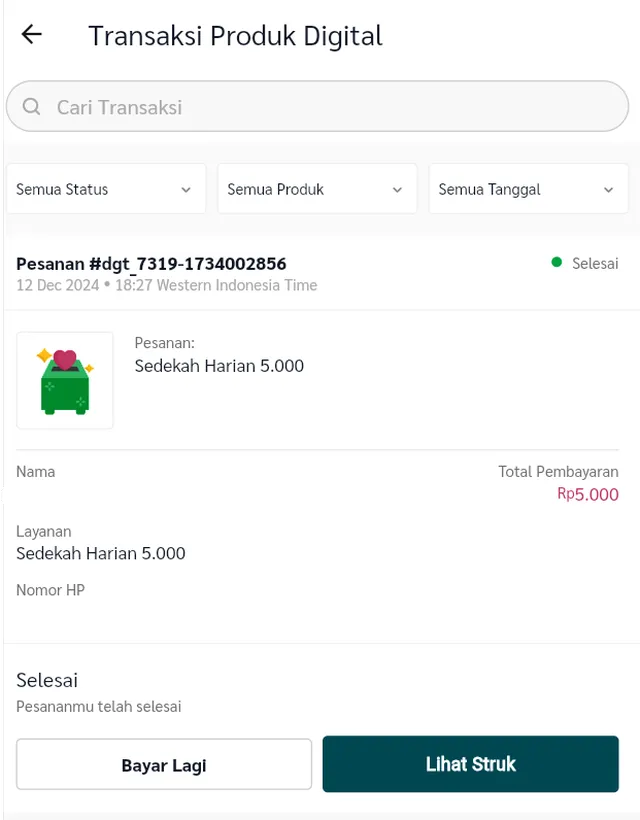 Pengen sedekah langsung dalam aplikasi Evermos? Bisa dong!