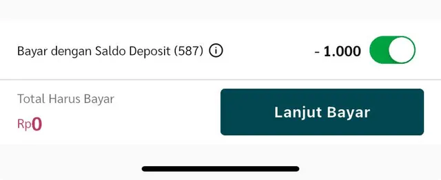 top up saldo deposit di evermos