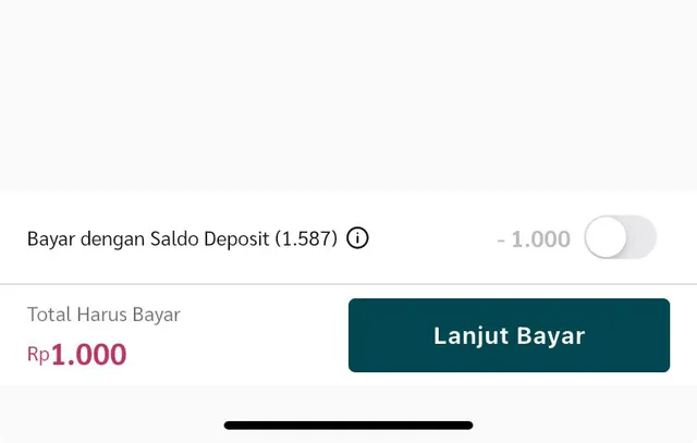top up saldo deposit di evermos
