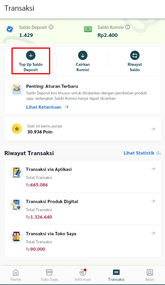 Jangan Lupa Top Up Saldo Deposit di Evermos Agar Jualan Lancar! 