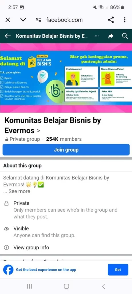 Mudah gabung di Komunitas Belajar Bisnis Evermos, yuk simak!