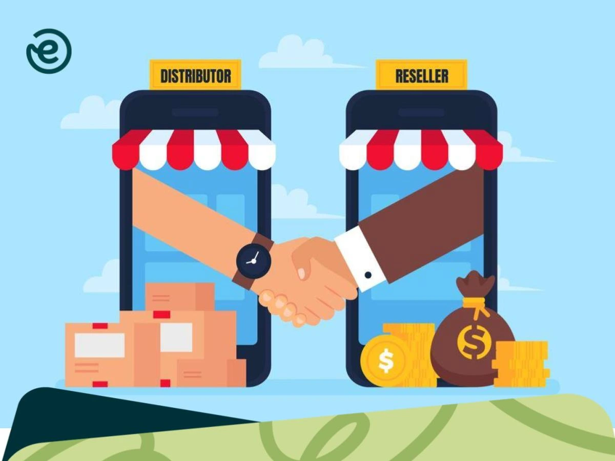 apakah evermos resmi ilustrasi bisnis reseller