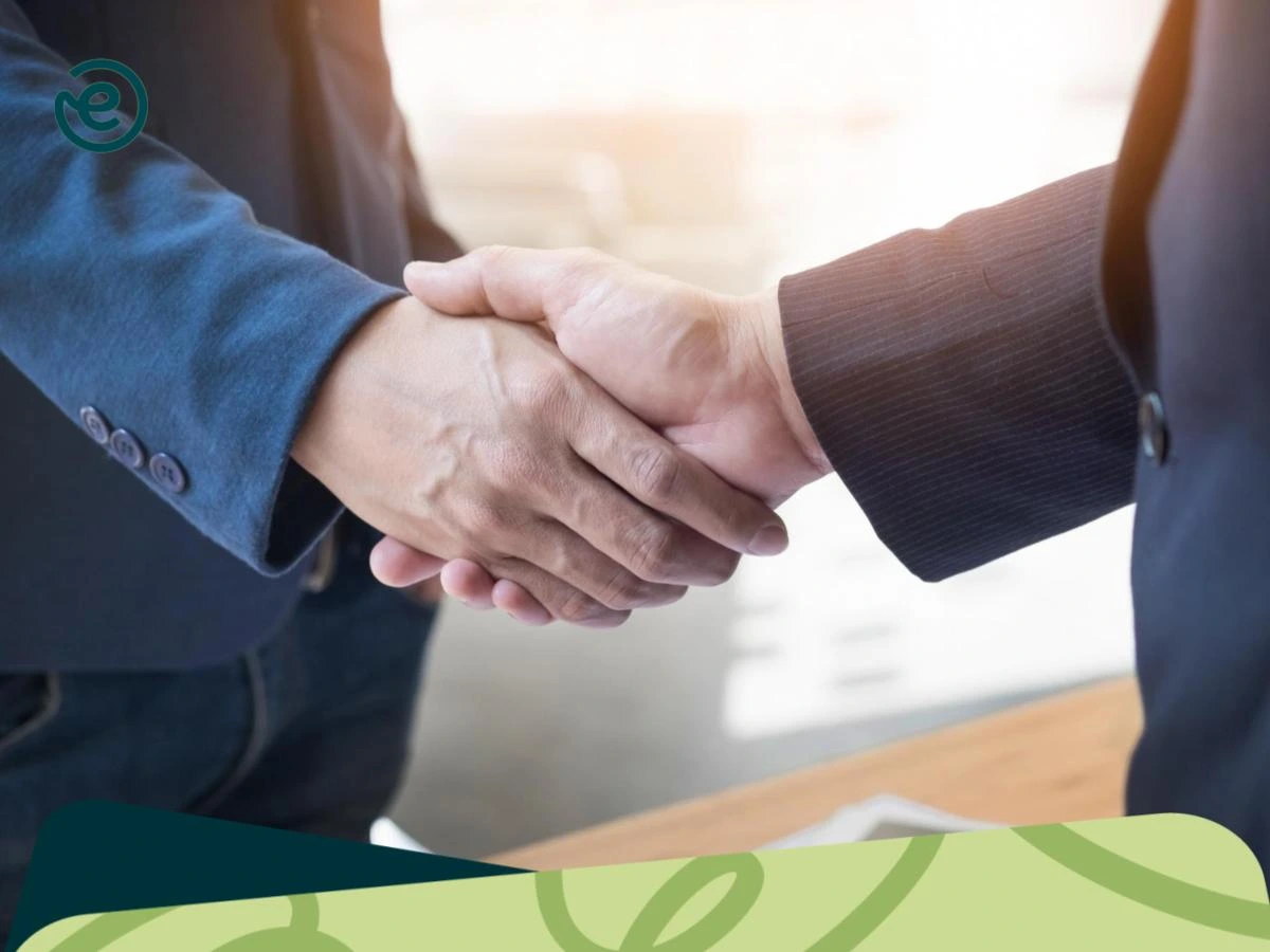 apakah evermos terpercaya ilustrasi jabat tangan