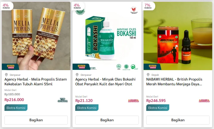 Inilah Cara Memulai jadi Reseller Modal Kecil 3 produk herbal untuk reseller modal kecil