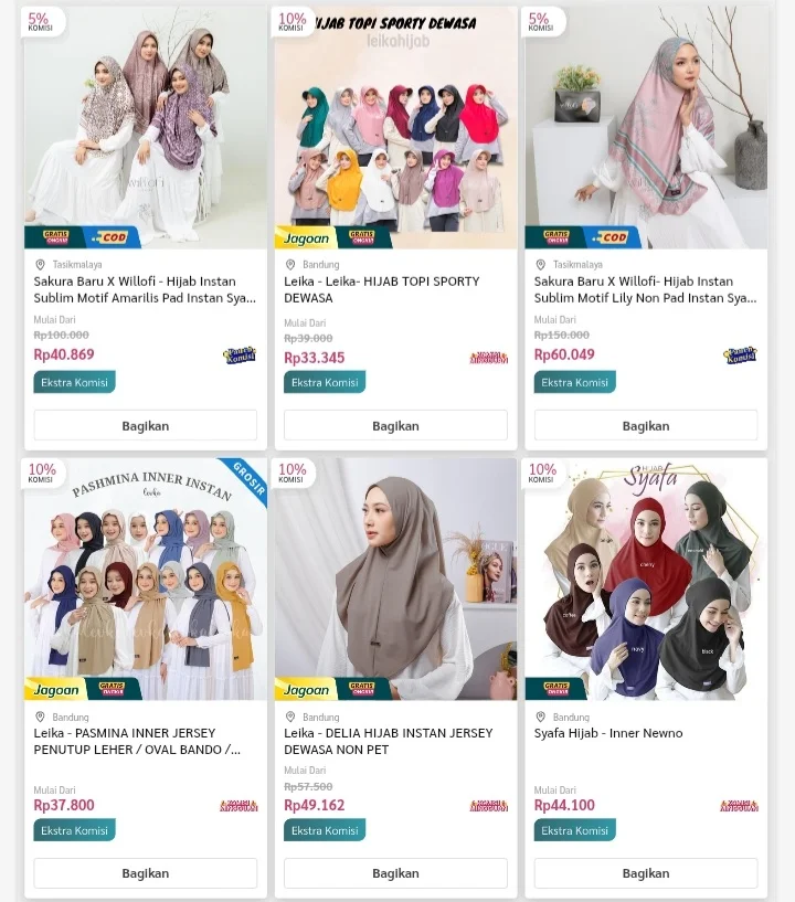 produk hijab cara menjadi reseller pemula produk hijab - cara menjadi reseller pemula
