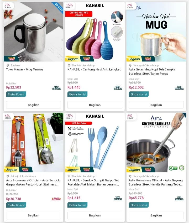 produk peralatan dapur cara menjadi reseller pemula produk peralatan dapur - cara menjadi reseller pemula