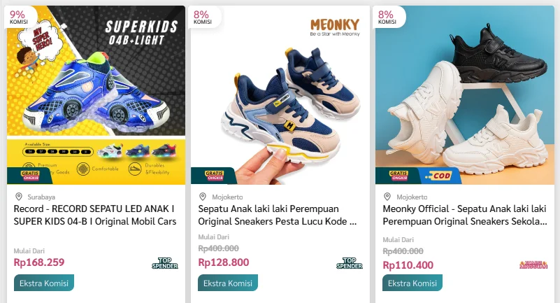 sepatu dan sandal anak - reseller baju anak tanpa modal