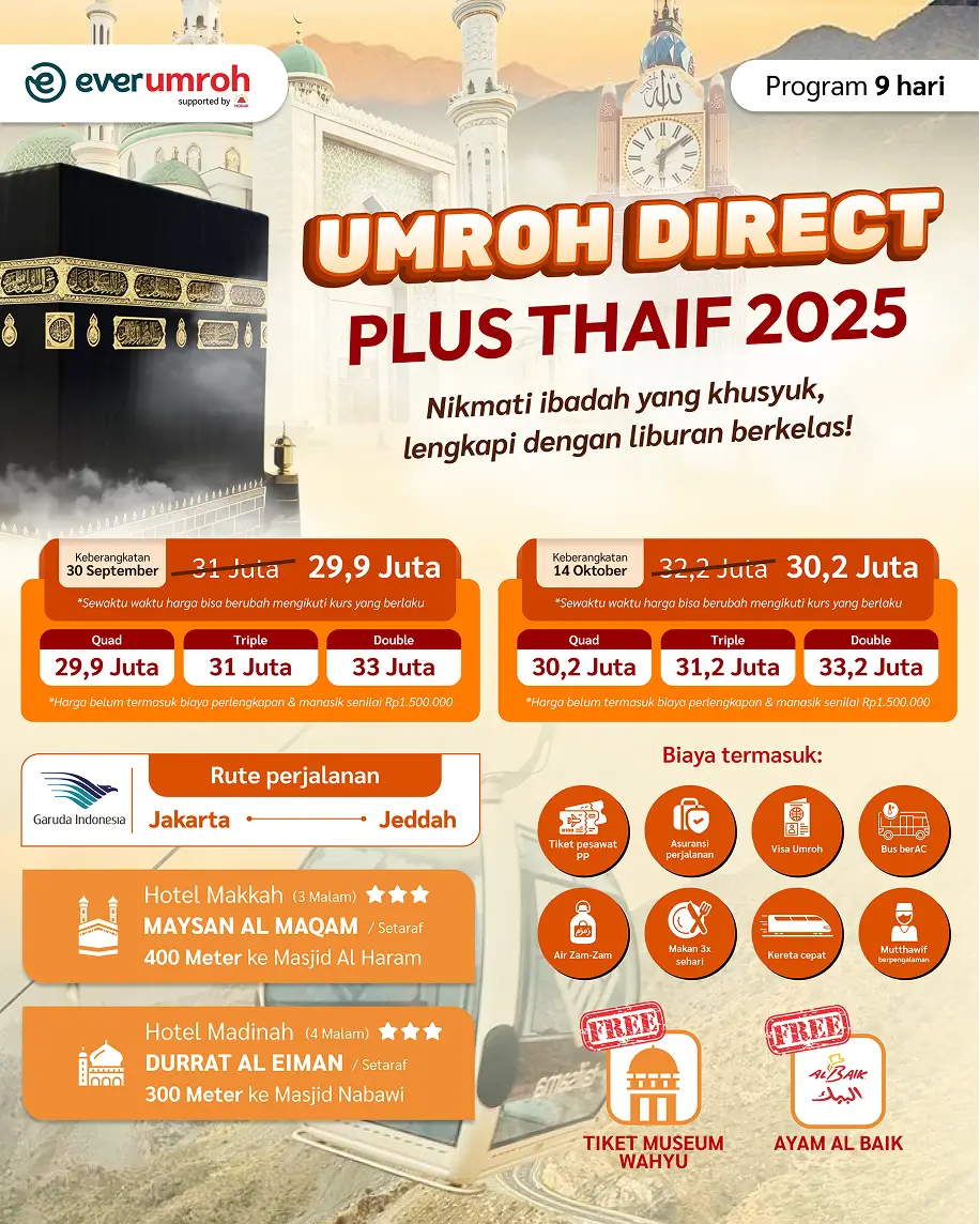 Umroh Direct Plus Thaif