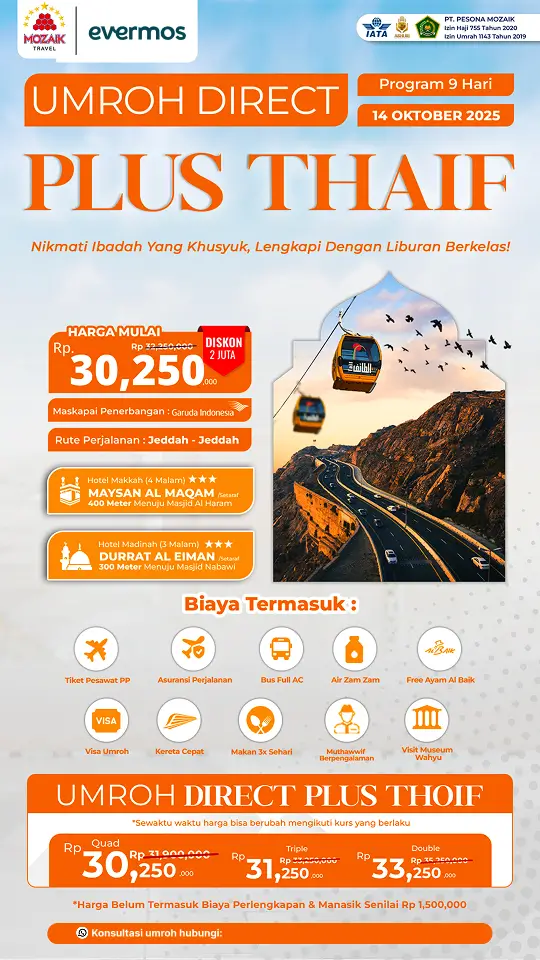 UMROH PLUS THOIF 14 OKTOBER 2025