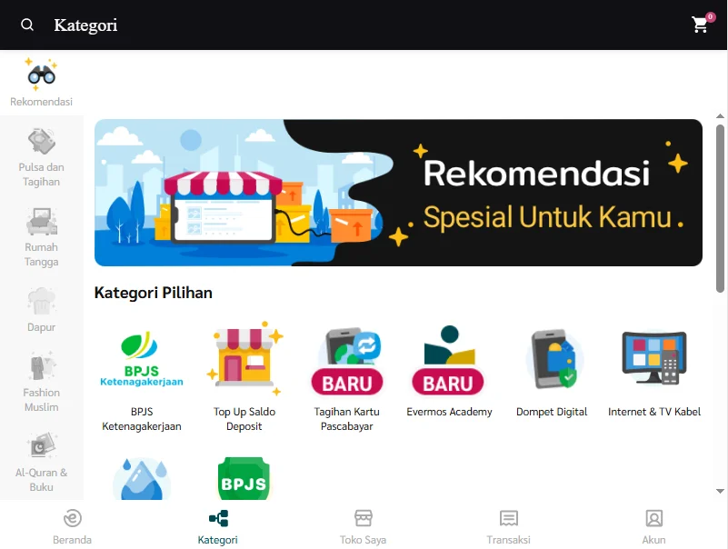 peluang usaha reseller - cara pilih produk di evermos