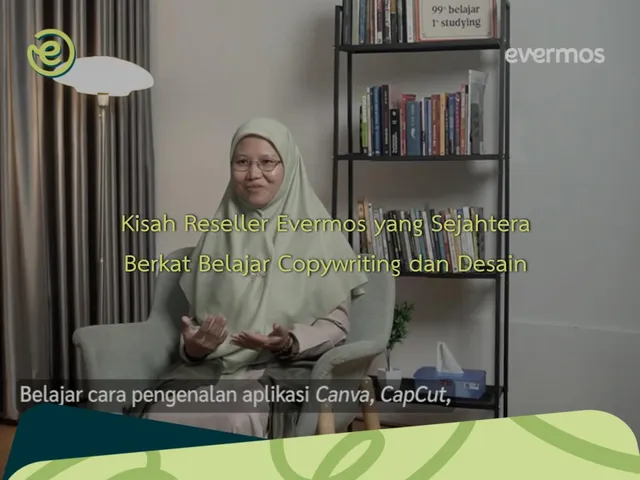 reseller evermos sukses dari copywriitng