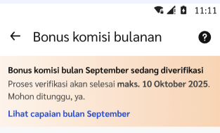 komisi bulanan