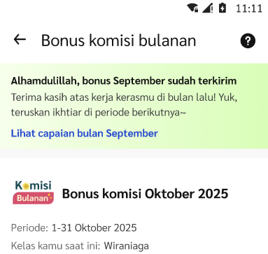 komisi bulanan