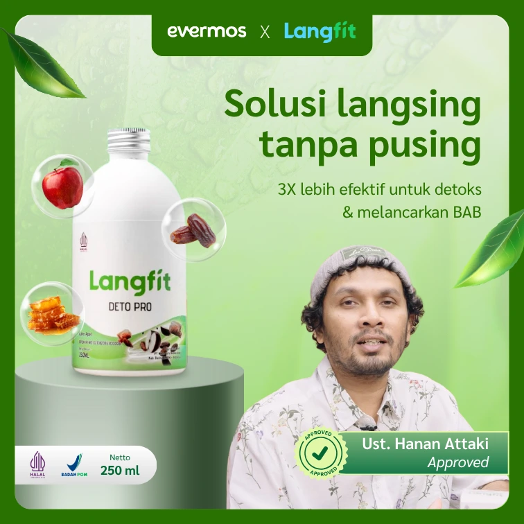 Komposisi lengkap Langfit Deto Pro (Sumber: Evermos)