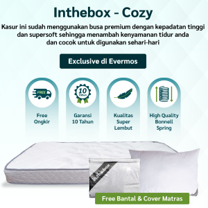 Inthebox Kasur Spring Bed Cozy 160x200 Putih