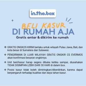 Inthebox - Kasur Springbed Plus Free Bantal F388TP-PS2B-160NTR 180 x 200 cm Kasur Springbed