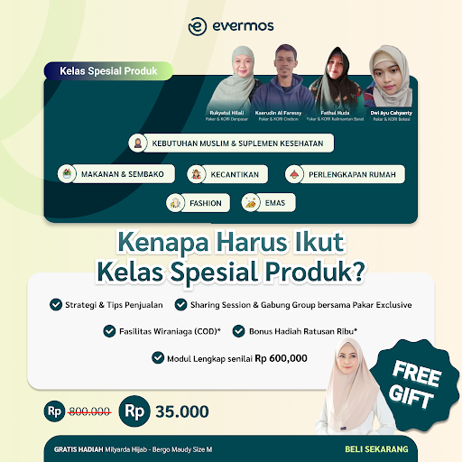 Kelas Spesial Produk Free Bergo Maudy Size M Milyarda Hijab allsize white