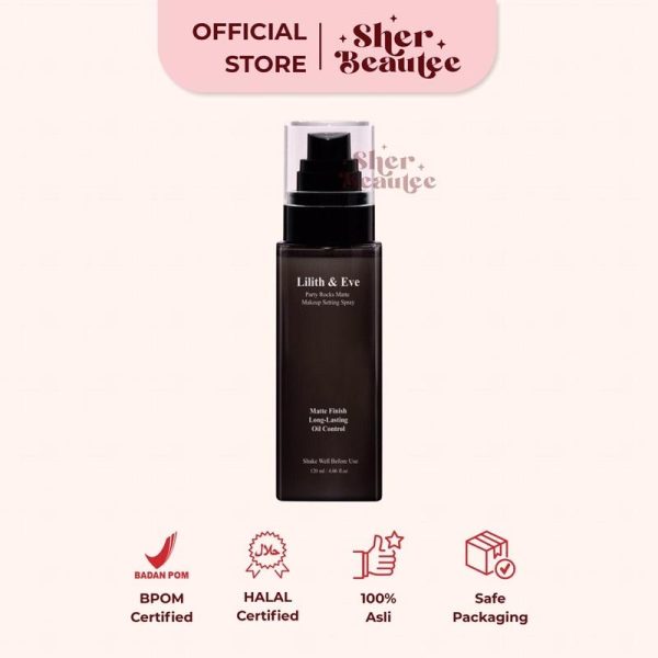 Sherbeautee - Lilith & Eve Party Rocks Matte Make Up Setting Spray 120ml Setting Spray