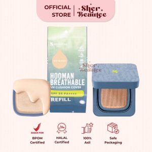 Sherbeautee - Somethinc HOOMAN Breathable UV Cushion Cover SPF 35 PA++++ 15gr Perle
