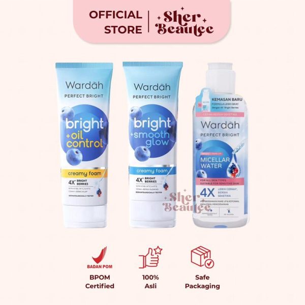 Sherbeautee - Wardah Perfect Bright Oil Control Foam 50ml creamy foam
