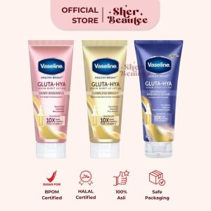 Sherbeautee - Vaseline Healthy Bright Gluta-Hya Serum Burst Lotion 200ml dewy radiance
