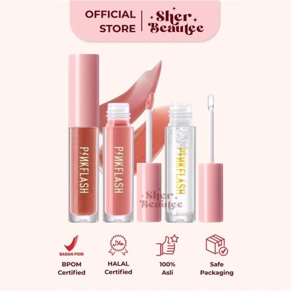 Sherbeautee - Pinkflash Lasting Glossy Lipgloss 2.3gr Fireflies
