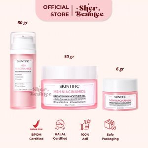 Sherbeautee - Skintific MSH Niacinamide Brightening Moisture Gel 6gr Minisize