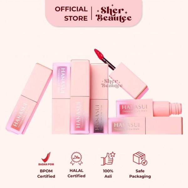 Sherbeautee - Hanasui Tintdorable Lip Stain Liptint 3.5 gr 03 Ruby