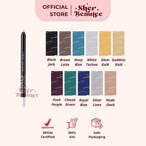 Sherbeautee - Make Over Eye Liner Pencil 1.2gr black jack