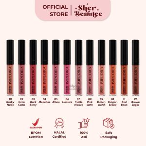 Sherbeautee - Implora Urban Lip Cream Matte 2.9gr 01 dusky nude
