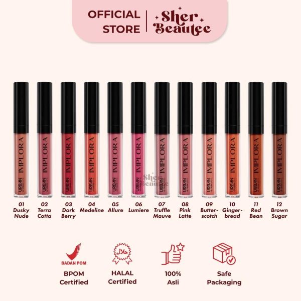 Sherbeautee - Implora Urban Lip Cream Matte 2.9gr 02 terra cotta