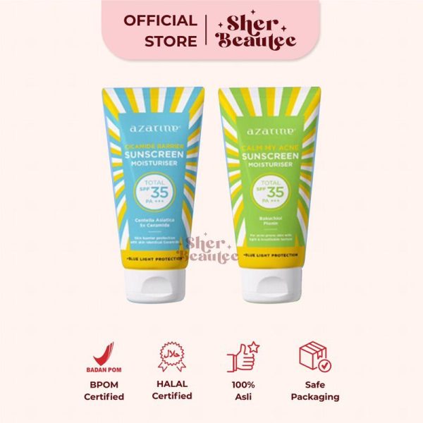 Sherbeautee - Azarine Cicamide Barrier Sunscreen Moisturiser SPF35 PA+++ 40 ml Sunscreen