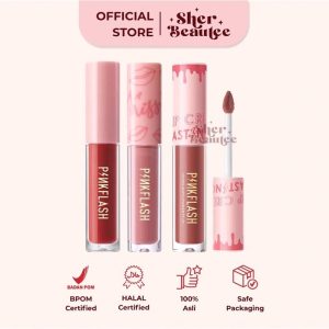 Sherbeautee - Pinkflash Lasting Matte Lip Cream 2.3 gr P04 Melon Smoothie