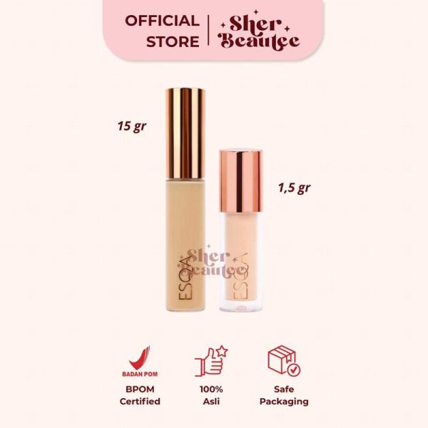 Sherbeautee - ESQA Flawless Liquid Concealer 1.5gr milkshake