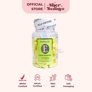 Sherbeautee - Animate E Facial Essence 80gr essence kapsul 60 kapsul