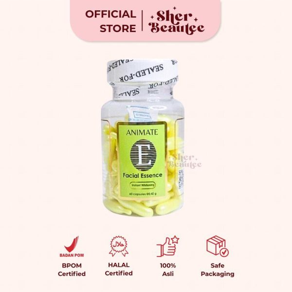 Sherbeautee - Animate E Facial Essence 80gr essence kapsul 60 kapsul