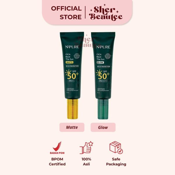 Sherbeautee - Npure Cica Beat The Sun Glow 35ml Sunscreen