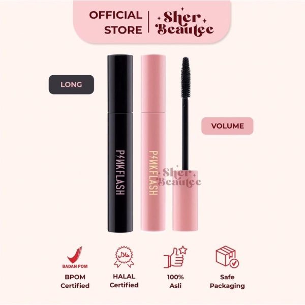 Sherbeautee - Pinkflash Oilproof Curl Mascara 7 gr Volume