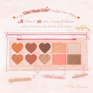 Sherbeautee - Pinkflash Multi Face Pallet 13.2gr Caramel Toffee