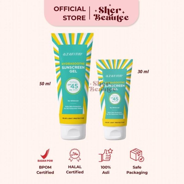 Sherbeautee - Azarine Hydrasoothe Sunscreen Gel SPF45 PA++++ 50 ml Sunscreen