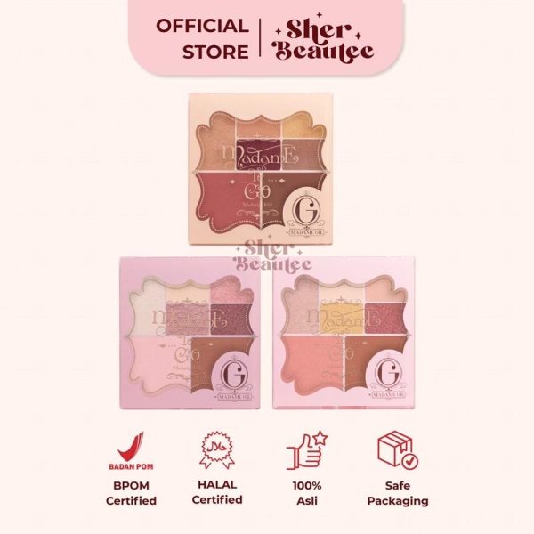 Sherbeautee - Madame Gie Madame To Go Palette 19gr to go 01